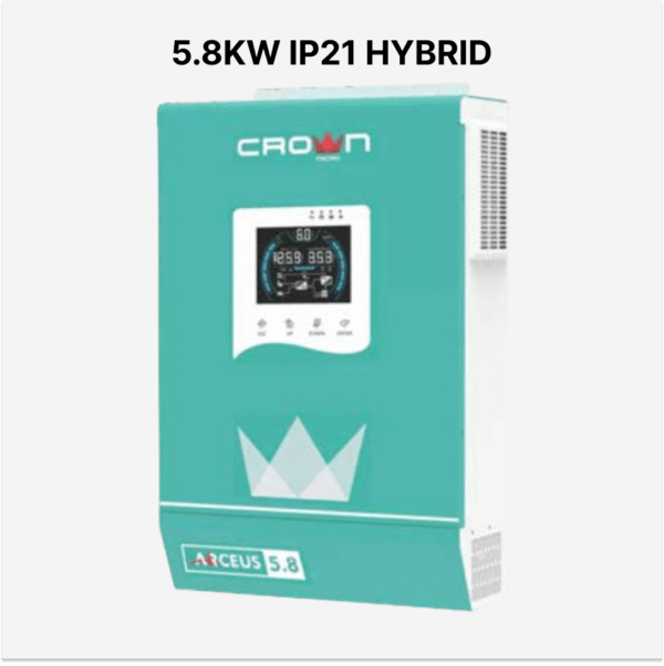 Crown Arceus 5.8KW  solar inverter Hybrid